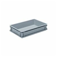 Stapelbehälter grau aus Kunststoff 3-200U-0 117x400x600