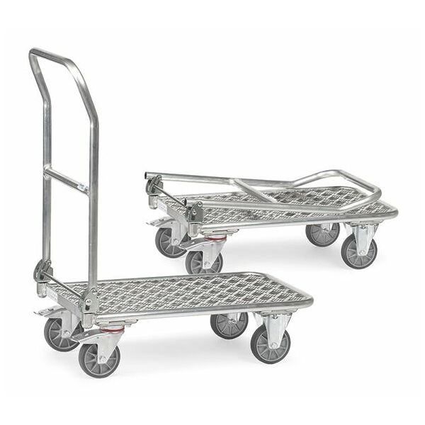 Collapsible aluminium cart