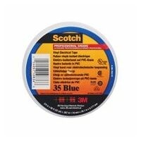 Cinta eléctrica de PVC para codificación por colores Scotch® 35, 19 mm x 20 m, Azul
