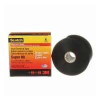 Scotch® Super 88 Bandă de izolație electrică din vinil, negru, 50,8 mm x 33 m, 0,22 mm