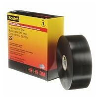 Scotch® 22 vinyl isoleringstape, sort, 38 mm x 33 m, 0,25 mm