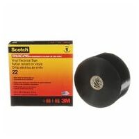 Scotch® 22 Bandă de izolație electrică din vinil Scotch® 22, negru, 50 mm x 33 m, 0,25 mm