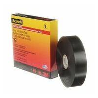 Scotch® 22 vinilni trak za električno izolacijo, črn, 25 mm x 33 m, 0,25 mm