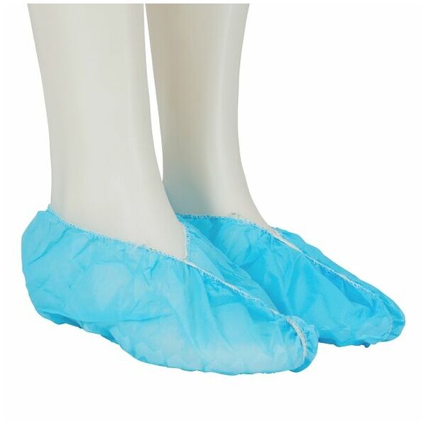 Couvre-chaussure en polypropylène blanc - sans semelle antidérapante bleue  - Matériel de laboratoire