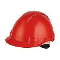 3M™ G3000 Safety Helmet, Uvicator, Pinlock, Ventilated, Leather Sweatband, Red, G3000DUV-RD
