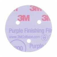 3M Hookit 260L+ Purple slibeskiver 3-hullet, 76mm, P1500