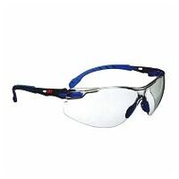 3M™ Solus™ 1000 Veiligheidsbril, blauw/zwart montuur, Scotchgard™ condenswerende en krasbestendige coating (K&N), lichtgrijze lenzen voor binnen en buiten, S1107SGAF-EU, 20/doos