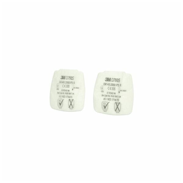 Set di filtri antiparticelle intercambiabili, 20 paia, Filtro: P3R