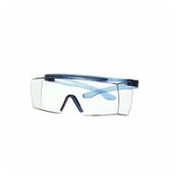 3M™ SecureFit™ 3700 Überbrille, blaue Bügel, Scotchgard™ Anti-Beschlag Beschichtung (K&N), transparente Scheibe, winkelverstellbar, SF3701SGAF-BLU-EU