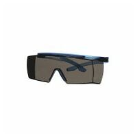 3M™ SecureFit™ 3700 Überbrille, blaue Bügel, Scotchgard™ Anti-Beschlag Beschichtung (K&N), graue Scheibe, winkelverstellbar, SF3702SGAF-BLU-EU