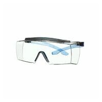 Brýle přes oči 3M™ SecureFit™ 3700, modré zorníky, integrovaná ochrana obočí, povrchová úprava Scotchgard™ proti zamlžování (K&N), průhledná skla, nastavitelný úhel, SF3701XSGAF-BLU-EU