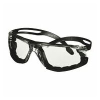 3M™ SecureFit™ 500 Schutzbrille, schwarze Bügel, Schaumrahmen, Scotchgard™ Anti-Fog-/Antikratz-Beschichtung (K&N), transparente Scheibe, SF501SGAF-BLK-FM-EU, 20 pro Packung