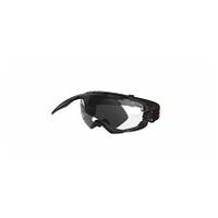 Lunettes-masque de sécurité 3M™ GoggleGear™ série 6000, optique transparente avec revêtement antibuée/antirayure Scotchgard™ (K&N), avec optique de protection IR5 grise rabattable, GG6001SGAF-IR5, 10/boîte