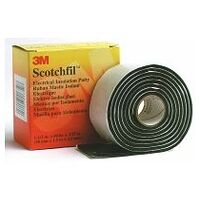 3M™ Scotchfil™ trak iz butilne gume, samozapiralni, črn, 38 mm x 1,5 m, 3 mm