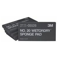 3M™ Wetordry™ Rubber Pad 20, 70 mm x 140 mm x 9.5 mm, PN05526