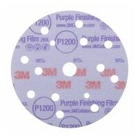 3M Hookit 260L+ Purple Schleifscheiben 15-Loch, 150mm, P1200