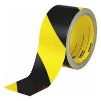 Bandă de marcare a pericolelor 3M™ 5702, galben/negru, 50 mm x 33 m, 12 role, ambalată individual în mod convenabil.
