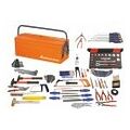 Assembly tool set, 110 pieces with sheet metal toolbox
