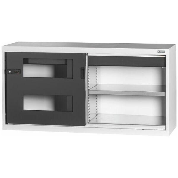 Base cabinet with drawer, Viewing window sliding doors 750 mm