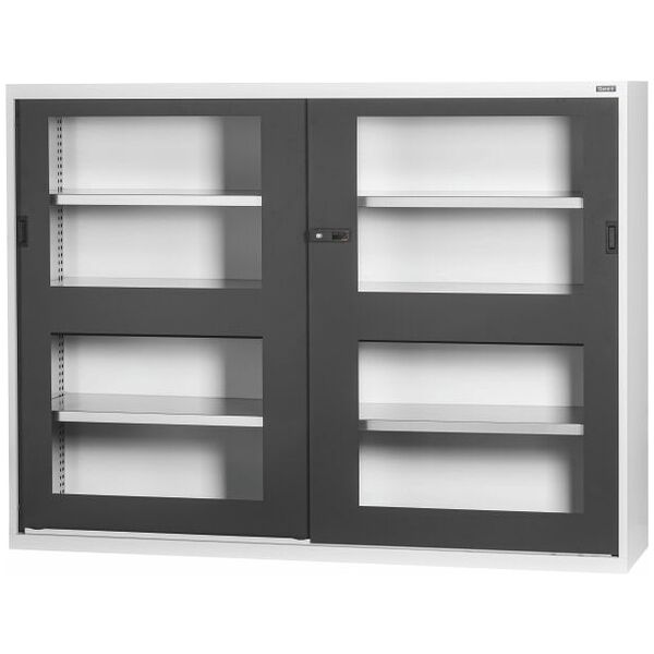 Base cabinet with drawer, Viewing window sliding doors 1500 mm