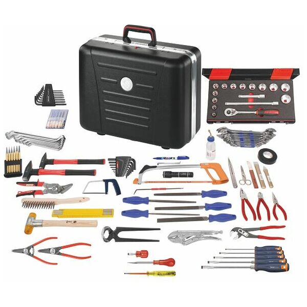 Assembly tool kit 110 pieces with X-ABS tool case No. 692670