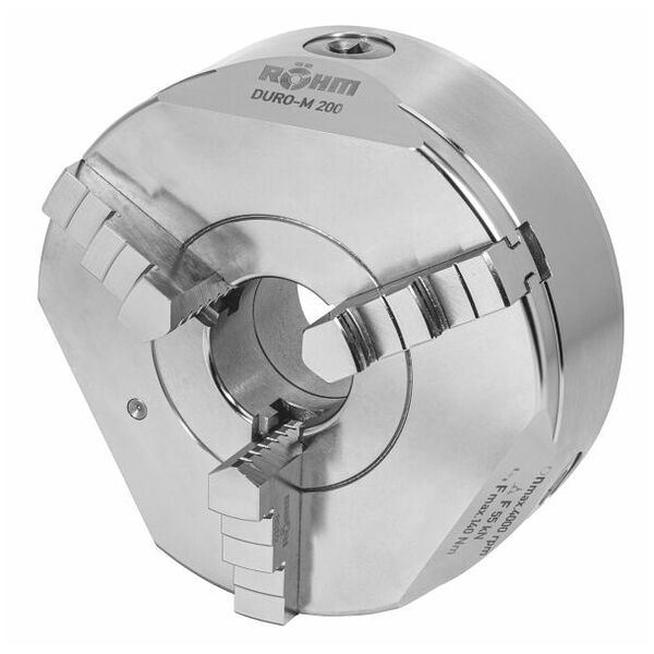 Three-jaw lathe chuck steel with recessed mount  DIN 702-4