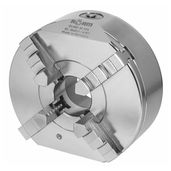 Four-jaw lathe chuck steel with recessed mount  DIN 702-4