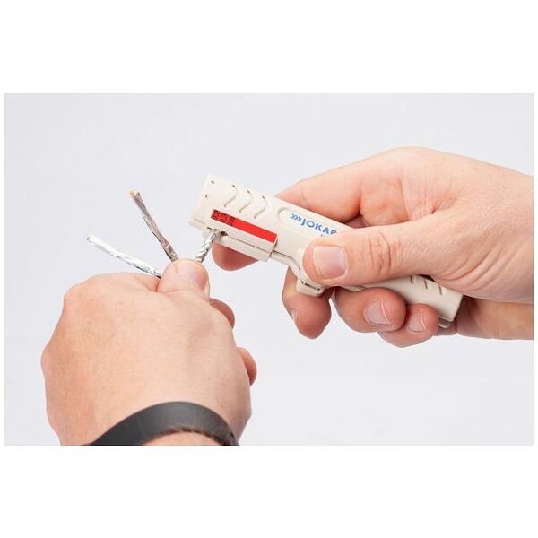Kabelentmanteler mit Abisoliermessern für CAT-/Twisted-Pair-Kabel  4,5-10 mm