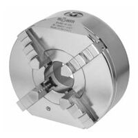 Four-jaw lathe chuck with short taper steel mount  DIN 702-3
