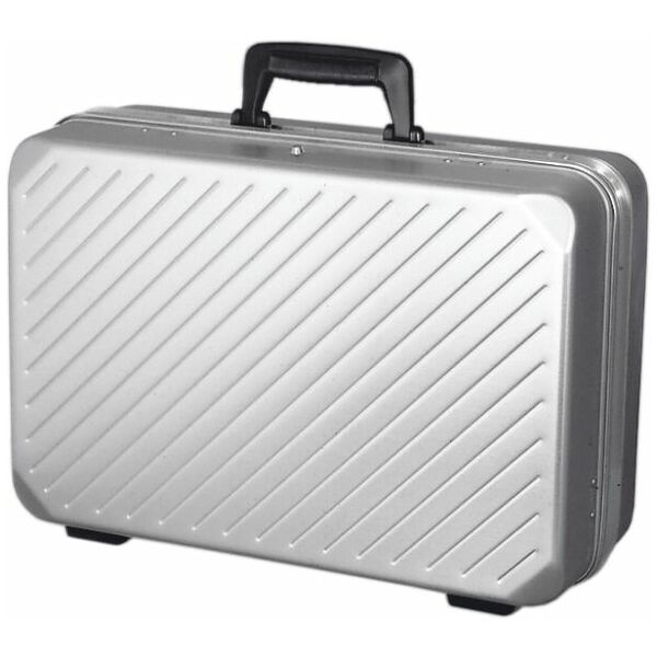 Aluminium tool case with base shell and tool boards