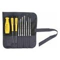 Screwdriver set with 2-component SwissGrip handle ESD 10
