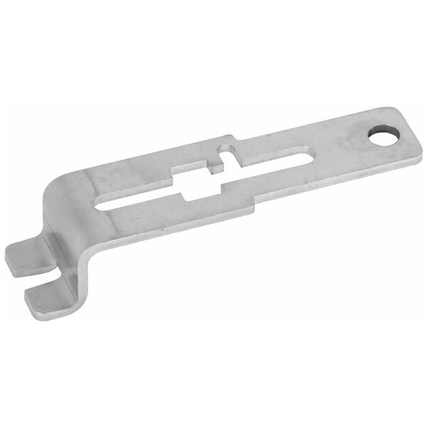 Slide handle for garment lockers without cylinder insert