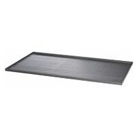 Sheet metal cover top with raised edge on 4 sides  50X28