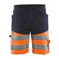 Shorts de signalisation  orange / bleu marine