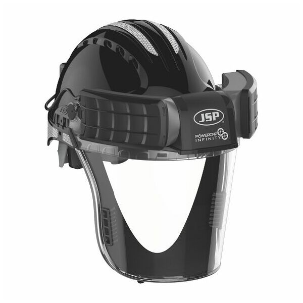 Powered air respirator with integral head and face protection PowerCap® Infinity® SET