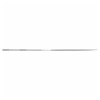 Lima de aguja de precisión triangular 200 mm corte suizo 0, basta