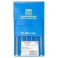PFERD TOOLS Needle rasp set 6-piece in plastic pouch 140mm Swiss cut 2, for wood, plastic