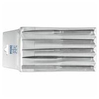 PFERD TOOLS Precision handy file set 5-piece in plastic pouch 215 mm Swiss cut 00, very coarse