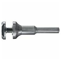Clamping bolt for small cut-off wheels with hole 10 mm shank dia. 6.35 mm