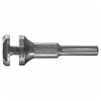 Clamping bolt for small cut-off wheels with hole 6 mm shank dia. 6.35 mm