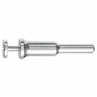 Porte-outil pour outils abrasifs, alésage Ø 4 mm, plage de serrage 0-10 mm, Ø tige 6 mm