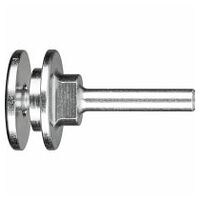 Accessory arbor BO for wheel brushes knotted with hole 22.2 on 8 mm shank