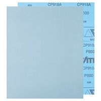 Papier abrasif résistant à l’eau 230x280 mm, BP W SiC800 pour traitement de la peinture