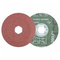 COMBICLICK aluminium oxide fibre disc dia. 100mm A60 for general use