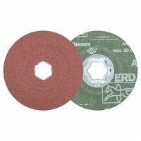 COMBICLICK aluminium oxide fibre disc dia. 100mm A80 for general use