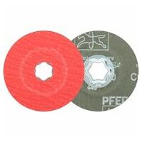 COMBICLICK ceramic oxide grain fibre disc dia. 100mm CO-COOL50 for stainless steel