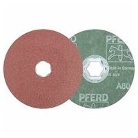 Disque en fibres à grain corindon COMBICLICK Ø 115 mm A80 pour applications universelles