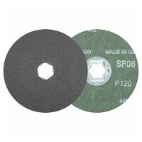 COMBICLICK SiC fibre disc dia. 115 mm SIC120 for hard non-ferrous metals