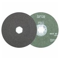 COMBICLICK SiC fibre disc dia. 115 mm SIC80 for hard non-ferrous metals