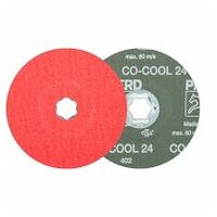 COMBICLICK ceramic oxide grain fibre disc dia. 125 mm CO-COOL24 for stainless steel